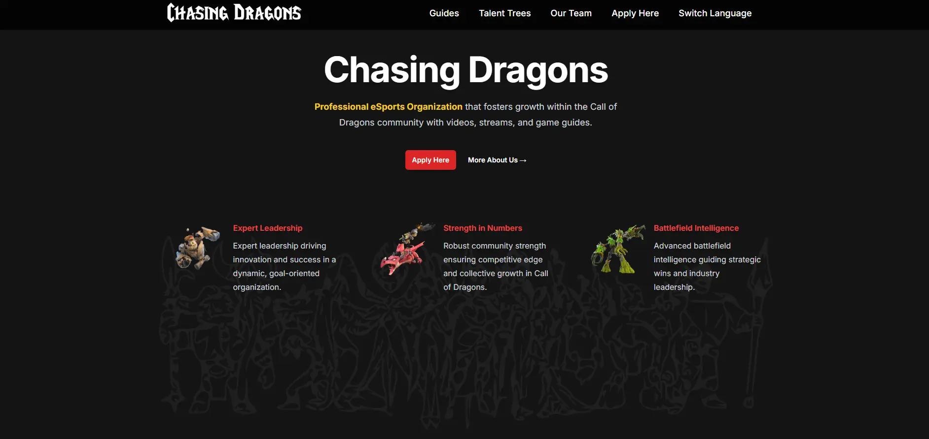 chasing dragons website